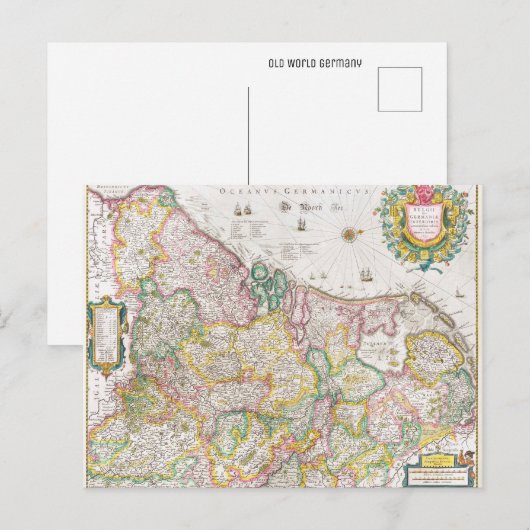  Duitsland kaart (Voorkant / Achterkant)