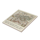 Duitsland Kaart Baltisch Zee Tegeltje (Zijkant)