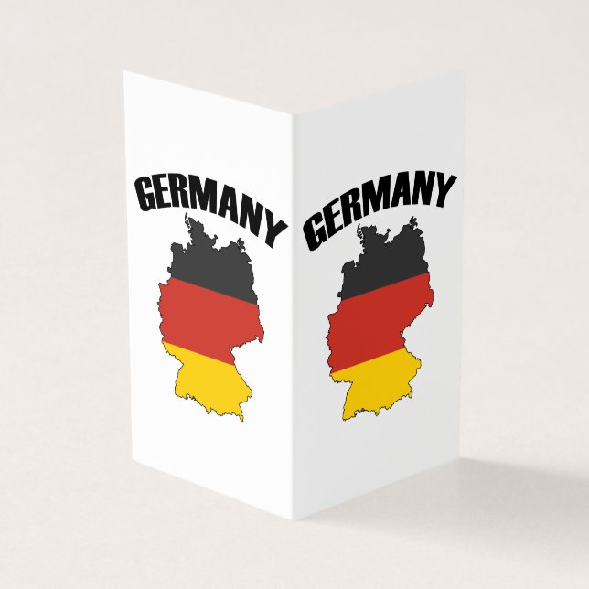 Duitsland - Kaart - Duitse vlag - Duits reizen (Buitenkant)