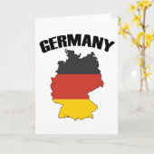 Duitsland - Kaart - Duitse vlag - Duits reizen (Gele Bloem)