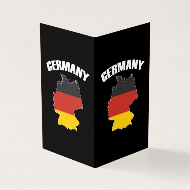 Duitsland - Kaart - Duitse vlag - Duits reizen (Buitenkant)