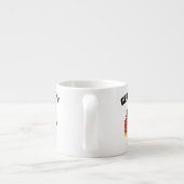 Duitsland - Kaart - Duitse vlag - Duits reizen Espresso Kop (Achterkant)