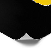 Duitsland - Kaart - Duitse vlag - Duits reizen Poster (Hoek)