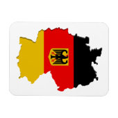Duitsland-kaart Magneet (Horizontaal)