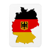Duitsland-kaart Magneet (Verticaal)