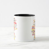 Duitsland kaart Silhouette Towns Cities Flag Berli Mok (Midden)