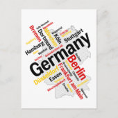 Duitsland kaart steden (Voorkant)