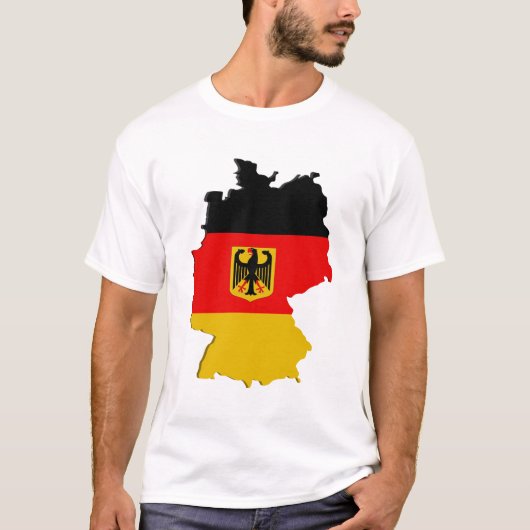 Duitsland-kaart T-shirt (Voorkant)
