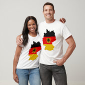 Duitsland-kaart T-shirt (Unisex)