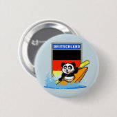 Duitsland Kayaking Panda Ronde Button 5,7 Cm (Voorkant /achterkant)
