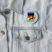 Duitsland Kayaking Panda Ronde Button 5,7 Cm (In situ)