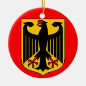 DUITSLAND* - kerstversiering Keramisch Ornament (Voorkant)