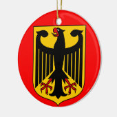DUITSLAND* - kerstversiering Keramisch Ornament (Links)