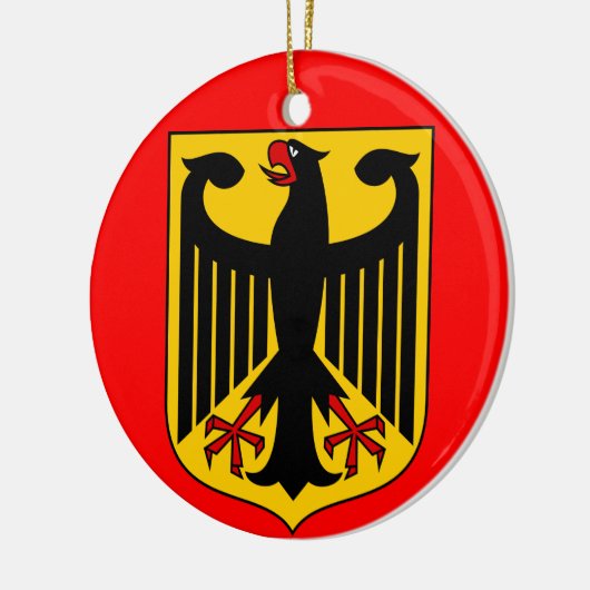 DUITSLAND* - kerstversiering Keramisch Ornament (Links)