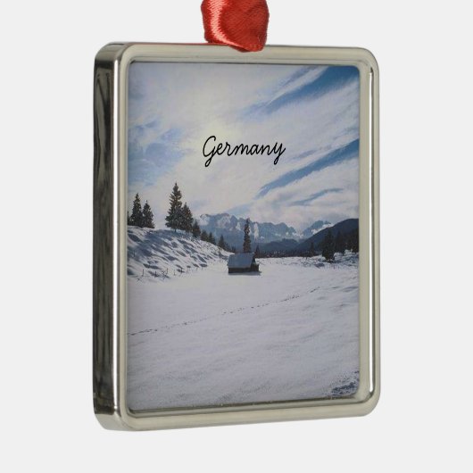 Duitsland kerstversiering metalen ornament (Rechts)