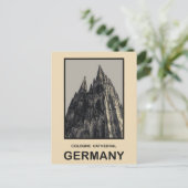 Duitsland Keulen kathedraal Briefkaart (Staand voorkant)