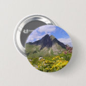 DUITSLAND: knop Schilderachtig Duitsland Ronde Button 5,7 Cm (Voorkant /achterkant)