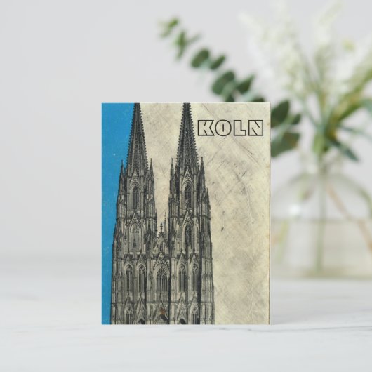  Duitsland, Koln Cathedral Briefkaart (Staand voorkant)