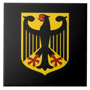 Duitsland land wapen wapenschild symbool embleem a tegeltje