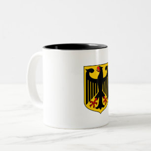 Duitsland land wapen wapenschild symbool embleem a tweekleurige koffiemok