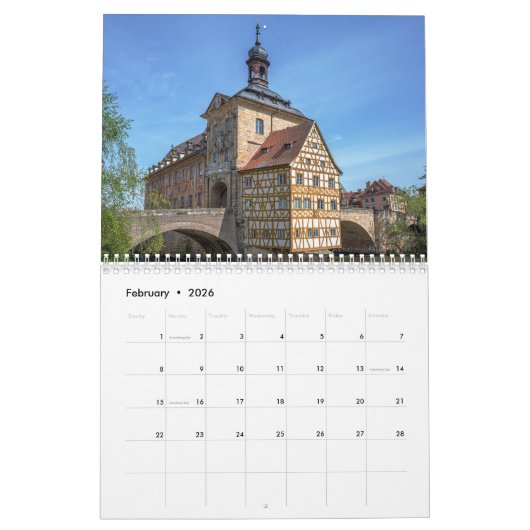 Duitsland landschappen foto kalender (Feb 2026)