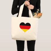 Duitsland Love Grote Tote Bag (Voorkant (product))