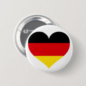 Duitsland Love Ronde Button 5,7 Cm (Voorkant /achterkant)