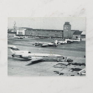  Duitsland, luchthaven München 1950 Briefkaart