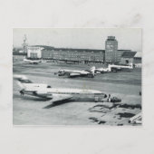  Duitsland, luchthaven München 1950 Briefkaart (Voorkant)