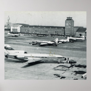 Duitsland, luchthaven München, jaren vijftig Poster