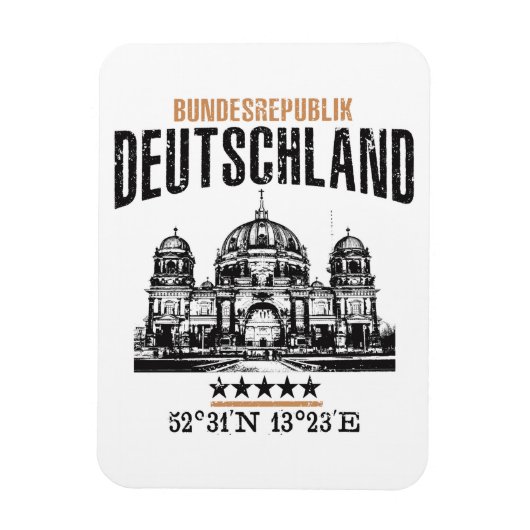 Duitsland Magneet (Verticaal)