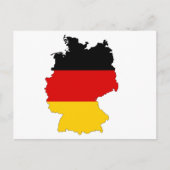 Duitsland Map Briefkaart (Voorkant)