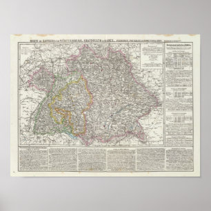 Duitsland Map Poster