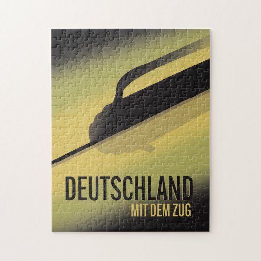 Duitsland met de trein legpuzzel (Verticaal)