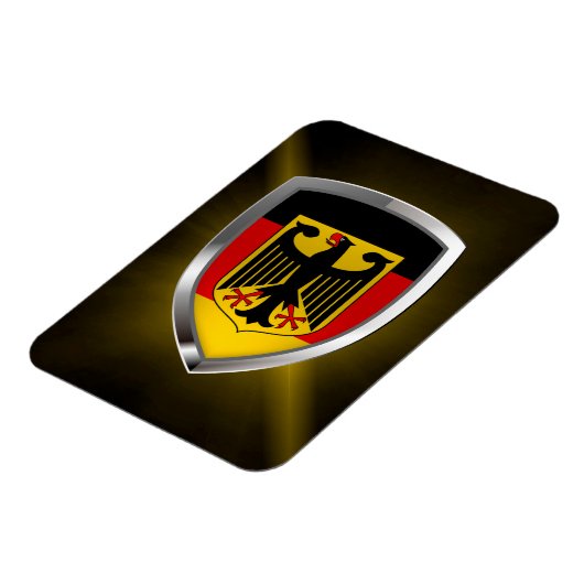 Duitsland Metallic Emblem Magneet (Linkerzijde)
