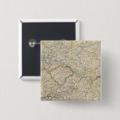 Duitsland, Midden-Europa Vierkante Button 5,1 Cm (Voorkant /achterkant)