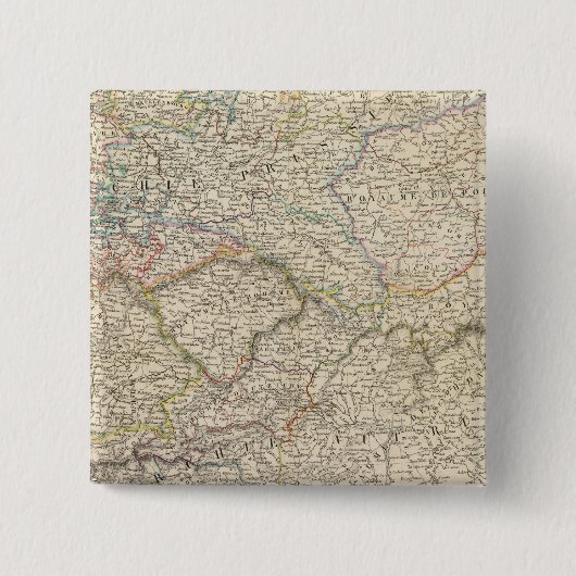 Duitsland, Midden-Europa Vierkante Button 5,1 Cm (Voorkant)
