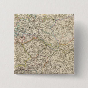 Duitsland, Midden-Europa Vierkante Button 5,1 Cm