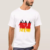 Duitsland militaire eenheden t-shirt (Voorkant)