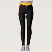 Duitsland mode leggings, patriottisch, Duitse vlag Leggings (Voorkant)