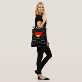Duitsland mode vlag/sport tote bag (Op model)