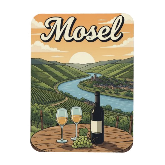 Duitsland Mosel Reis Magneet (Verticaal)