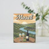 Duitsland Mosel Travel Briefkaart (Staand voorkant)