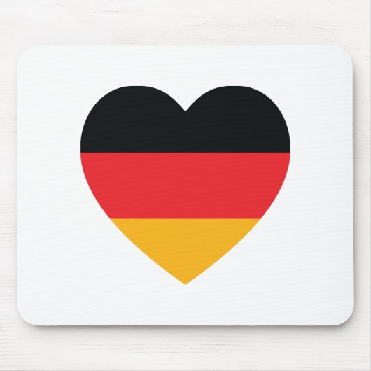 Duitsland Muismat van het vlaggenhart (Voorkant)