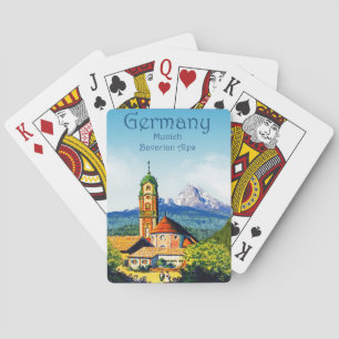 Duitsland München Bavarian Alps Travel Plays Pokerkaarten