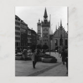  Duitsland München Kerk Marienplatz Briefkaart (Voorkant)