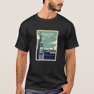Duitsland München Tower City Sk T-shirt