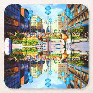 Duitsland München Towngate Karistor Kartonnen Onderzetters