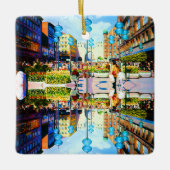  Duitsland München Towngate Karistor Keramisch Ornament (Voorkant)