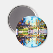  Duitsland München Towngate Karistor Magneet (Voorkant / Achterkant)